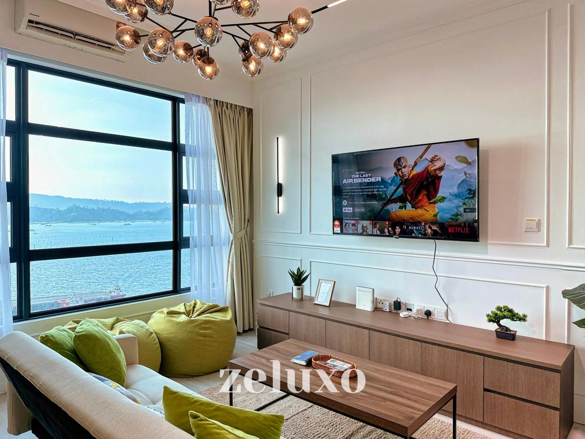 Apartment #14 Jesselton Quay Seaview Corner Washer Dryer