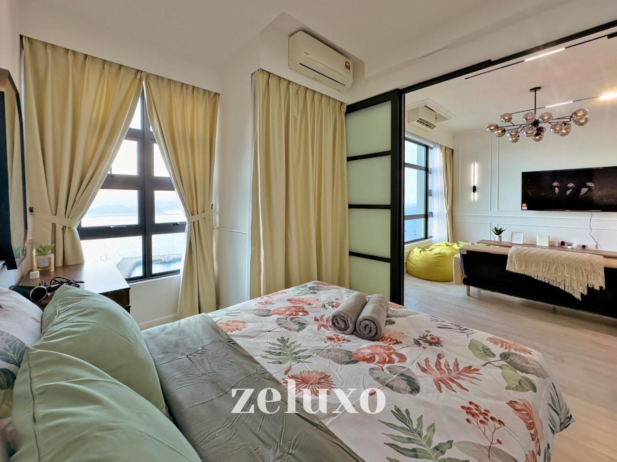 #14 Jesselton Quay Seaview Corner Washer Dryer Apartment *