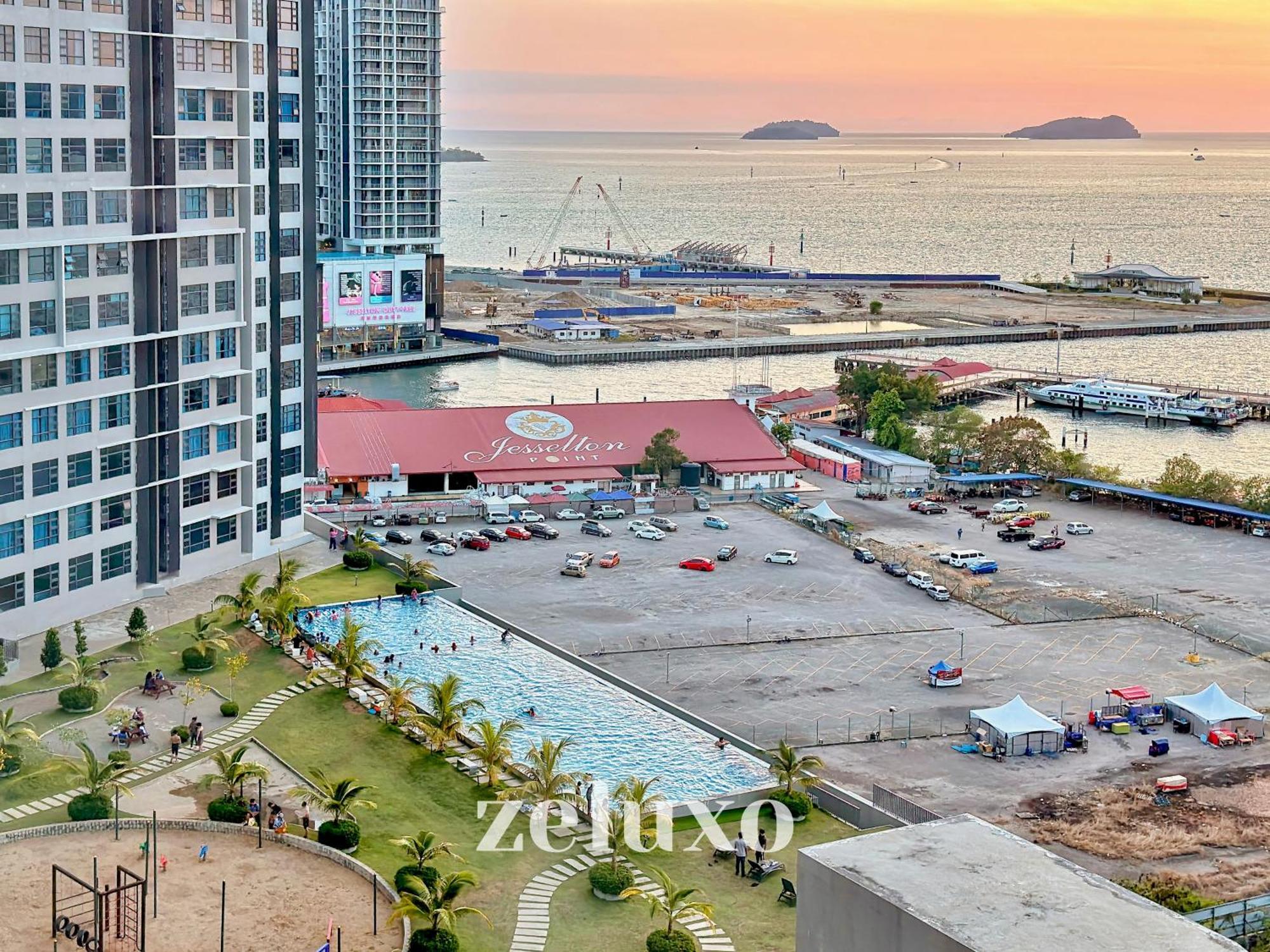 Apartment #14 Jesselton Quay Seaview Corner Washer Dryer Kota Kinabalu